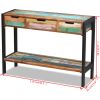 Sideboard 3 Drawers Solid Reclaimed Wood