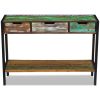 Sideboard 3 Drawers Solid Reclaimed Wood