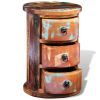 Reclaimed Cabinet with 3 Drawers Solid Wood