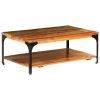 Coffee Table with Shelf 39.4"x23.6"x13.8" Solid Reclaimed Wood