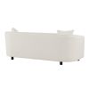 Modern Minimalist Sofa for Living Room Lounge Home Office, Color:Bishop Beige