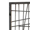 Distressed Black Metal Wall Decor