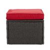 Patio Furniture, Outdoor Furniture, Seasonal PE Wicker Furniture,7 PCS Set Wicker Furniture with Lounger Sofa