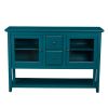 52" Modern Sideboard Storage with Adjustable Shelves, Sideboard Buffet Cabinet with 2 Doors, Credenzas for Dining Room, Living Room, Entryway