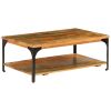 Coffee Table with Shelf 39.4"x23.6"x13.8" Solid Reclaimed Wood