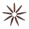 YUHAO 71 in.Outdoor/Indoor Modern Farmhouse Ceiling Fan with Remote Control and Windmill DC Motor Integrated LED