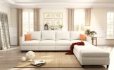 Modern Large Sectional Sofa, U-Shape Modular Sectional Couch with Storage Function,123" Sofa Bed with Ottoman,6 Seat Sectionals Chaise for Living Room