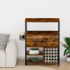 Craft Organization and Storage Cabinet Compatible with Cricut Machines, Crafting Cabinet with Drawer & 25 Vinyl Roll Holder, Craft Table Desk Workstat