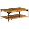 Coffee Table with Shelf 39.4"x23.6"x13.8" Solid Reclaimed Wood