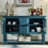 52" Modern Sideboard Storage with Adjustable Shelves, Sideboard Buffet Cabinet with 2 Doors, Credenzas for Dining Room, Living Room, Entryway