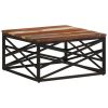Coffee Table 26.8"x26.8"x13.8" Solid Reclaimed Wood