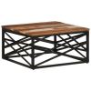 Coffee Table 26.8"x26.8"x13.8" Solid Reclaimed Wood