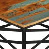 Coffee Table 26.8"x26.8"x13.8" Solid Reclaimed Wood