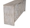 Accent Cabinet Farmhouse Style 3 Door Wooden Cabinet Sideboard Buffet Server Cabinet Storage Cabinet, for Living Room, Entryway, Hallway, Office, Kitc