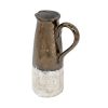 8.9" x 5.7" x 14.4" Candia Terracotta Pitcher, Sienna Brown