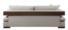 Niamey Sofa w/4 Pillows; Fabric & Walnut YJ