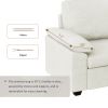 [VIDEO provided] [New] 84*84" Modern Velvet Sectional Sofa Set,Large U Shaped Upholstered Corner Couch with Ottoman,Armrest Pillow,6 Seat Indoor Furni
