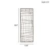 Distressed Black Metal Wall Decor