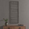 Distressed Black Metal Wall Decor