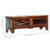 TV Stand 47.2"x11.8"x15.7" Solid Wood Reclaimed