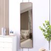 The 4th generation floor standing full-length mirror. wall mirror, bathroom makeup mirror, bedroom foyer, clothing store, wall mounted. 60 "* 16.5"