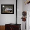 "Midnight Moon" by Billy Jacobs, Ready to Hang Framed Print, Black Frame