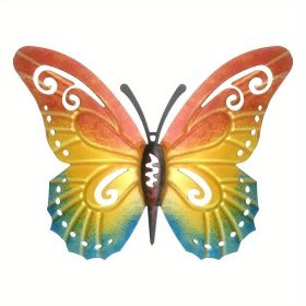 1pc/3pc, Vintage Iron Butterfly, Home Garden Themed Welcome Sign, Front Door Hanging Decor, Celebration Decor (style: Model A)