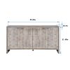 Accent Cabinet Farmhouse Style 4 Door Wooden Cabinet Sideboard Buffet Server Cabinet Storage Cabinet, for Living Room, Entryway, Hallway, Office, Kitc