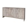 Accent Cabinet Farmhouse Style 4 Door Wooden Cabinet Sideboard Buffet Server Cabinet Storage Cabinet, for Living Room, Entryway, Hallway, Office, Kitc