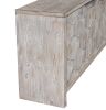 Accent Cabinet Farmhouse Style 4 Door Wooden Cabinet Sideboard Buffet Server Cabinet Storage Cabinet, for Living Room, Entryway, Hallway, Office, Kitc